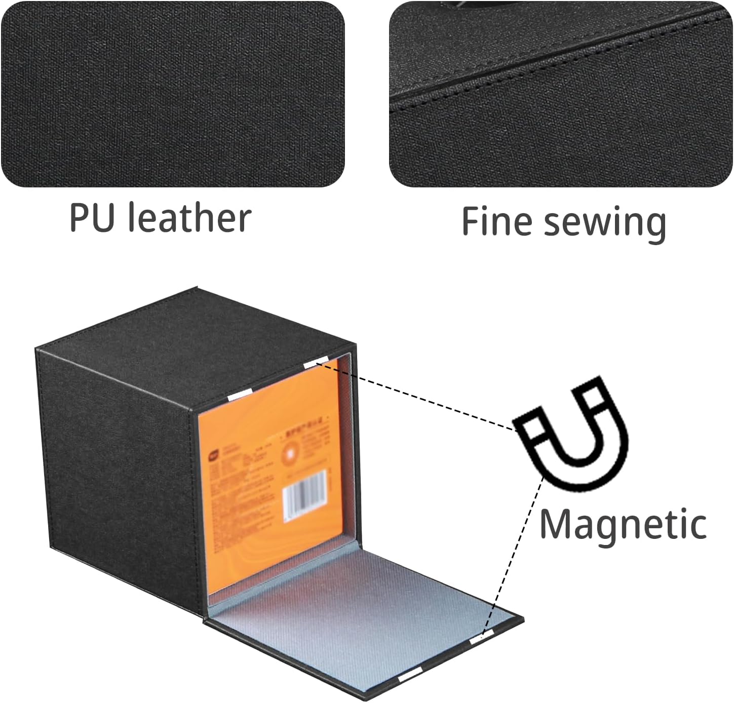 YAPISHI 1 x Tissue Box Holder Leather Square + 1 x Tissue Box Holder Leather Square image 5