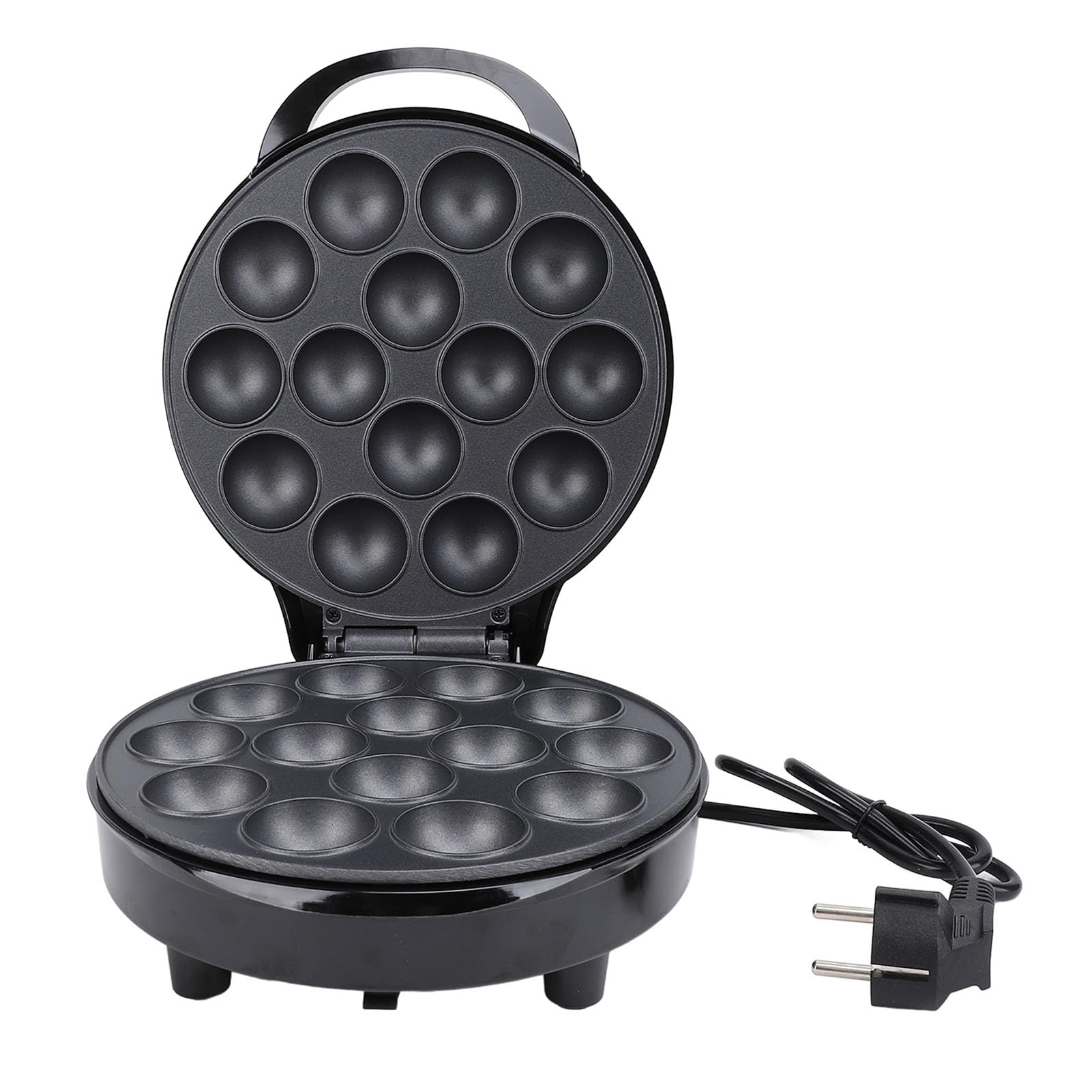 Máquina para Hacer Takoyaki 750W, Máquina Eléctrica para Hacer Bolas de Pulpo Japonés de Aluminio con 14 Orificios para Hacer que la Bola de Pulpo Takoyaki Japonesa Sea Fácil y