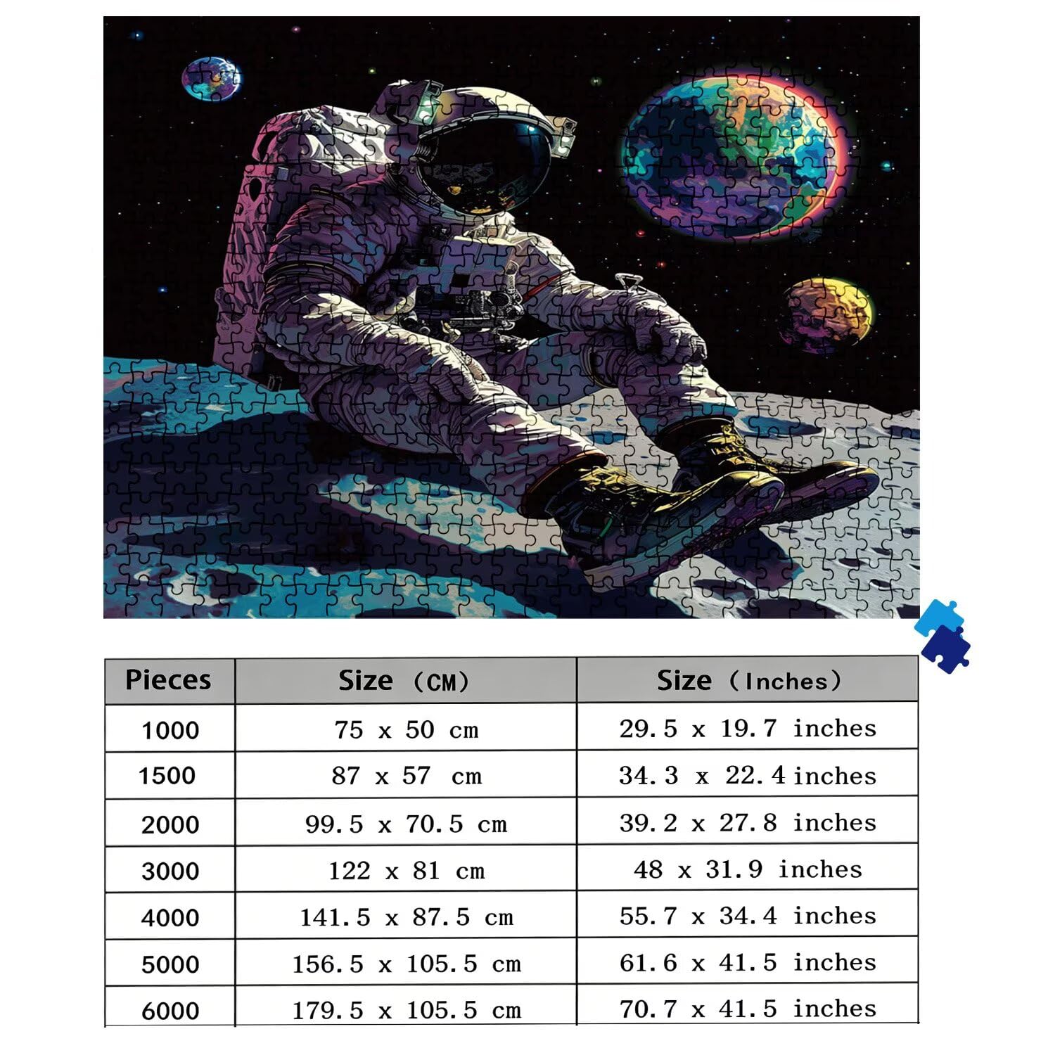 Puzzle 4000 elementów, drewniane puzzle dla dorosłych – Impossible Puzzle 141,5 x 87,5 cm niffy gra myśleniowa i łamigłówka dla kobiet i mężczyzn, gra rodzinna, dekoracja domu, prezent dla kobiet