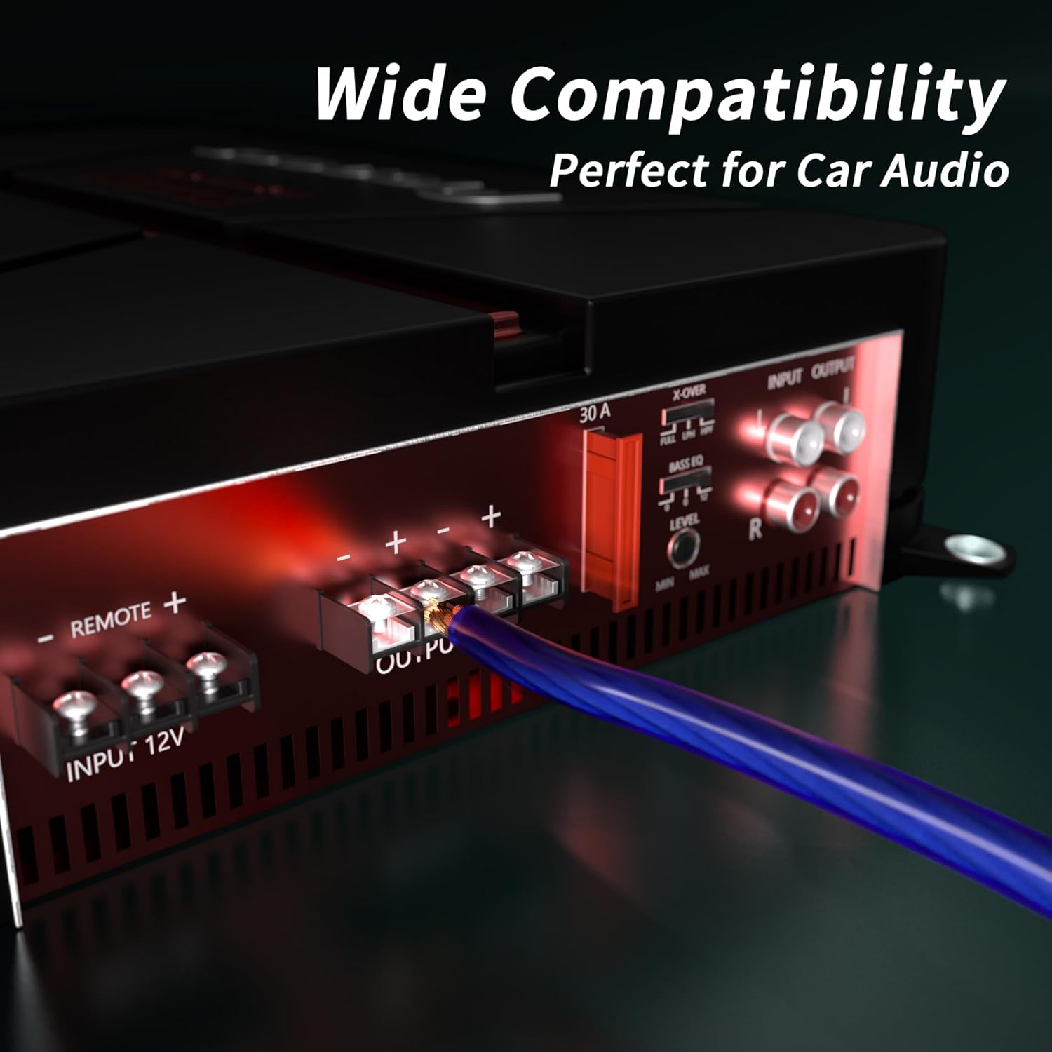 0 Gauge Wire 25FT Blue Copper Clad Aluminum CCA 1/0 Battery Cable, Primary Power/Ground Cable for Car Audio Speaker, RV Trailer, Amp, Inverter RV Truck, Marine, Solar Equipment, Translucent Jacket