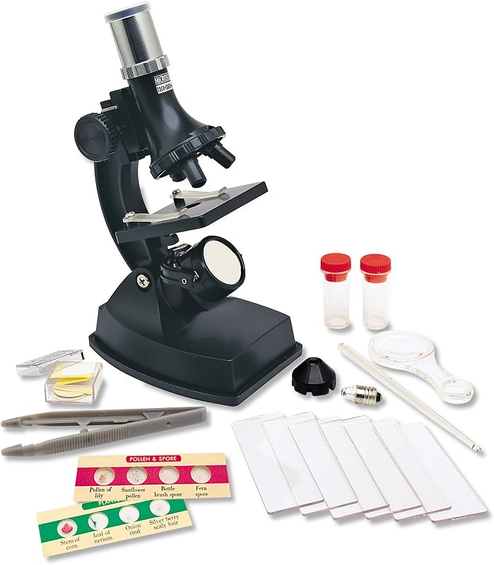 Elite Microscope, Microscopio para niños, Juguetes científicos para niños, 21 piezas