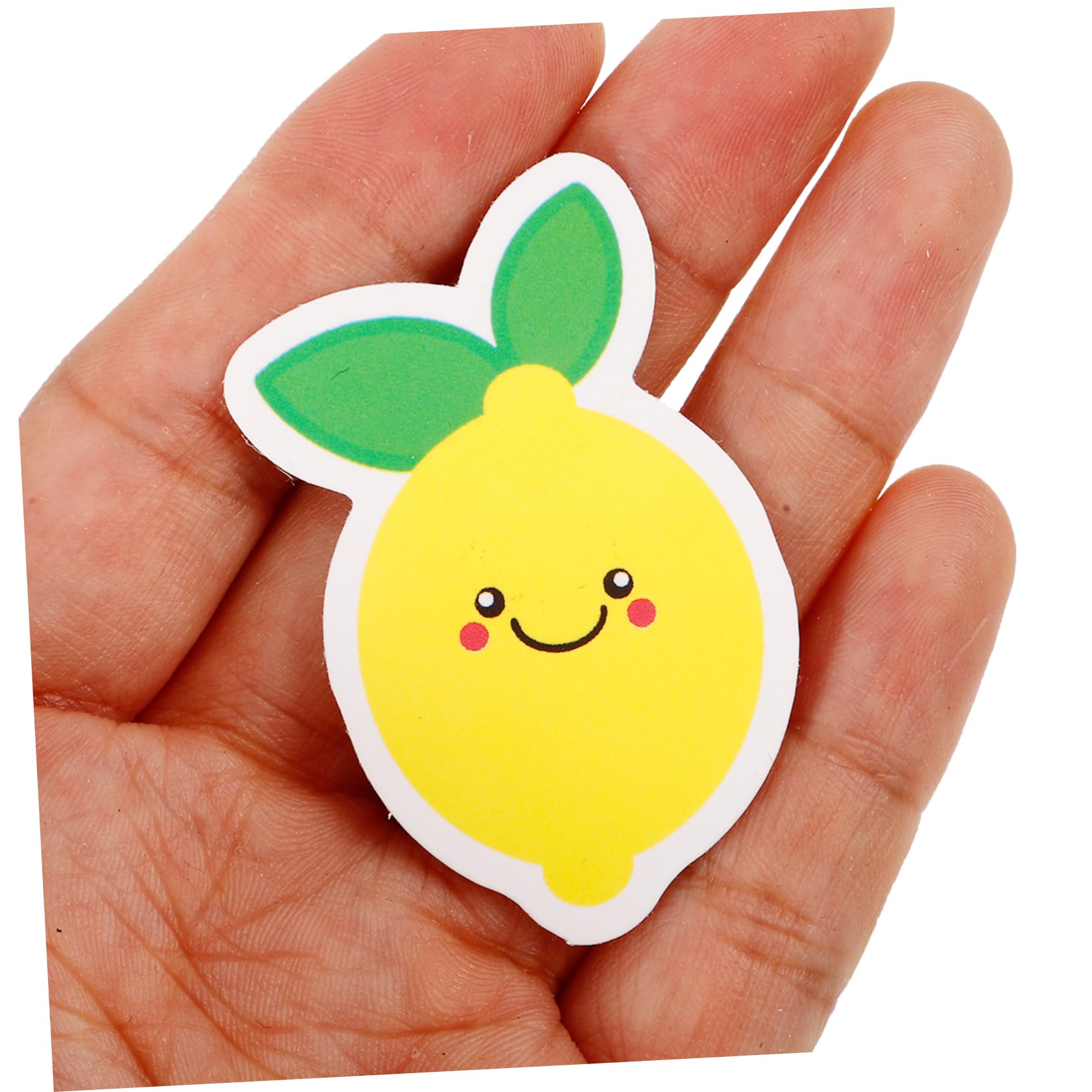 HOMSFOU 50 Pegatinas Adhesivas de Limón Diseño Adorable para Portátil y Maleta, Seguras y Decorativas, Ideales para Decorar y Regalar a Amigos