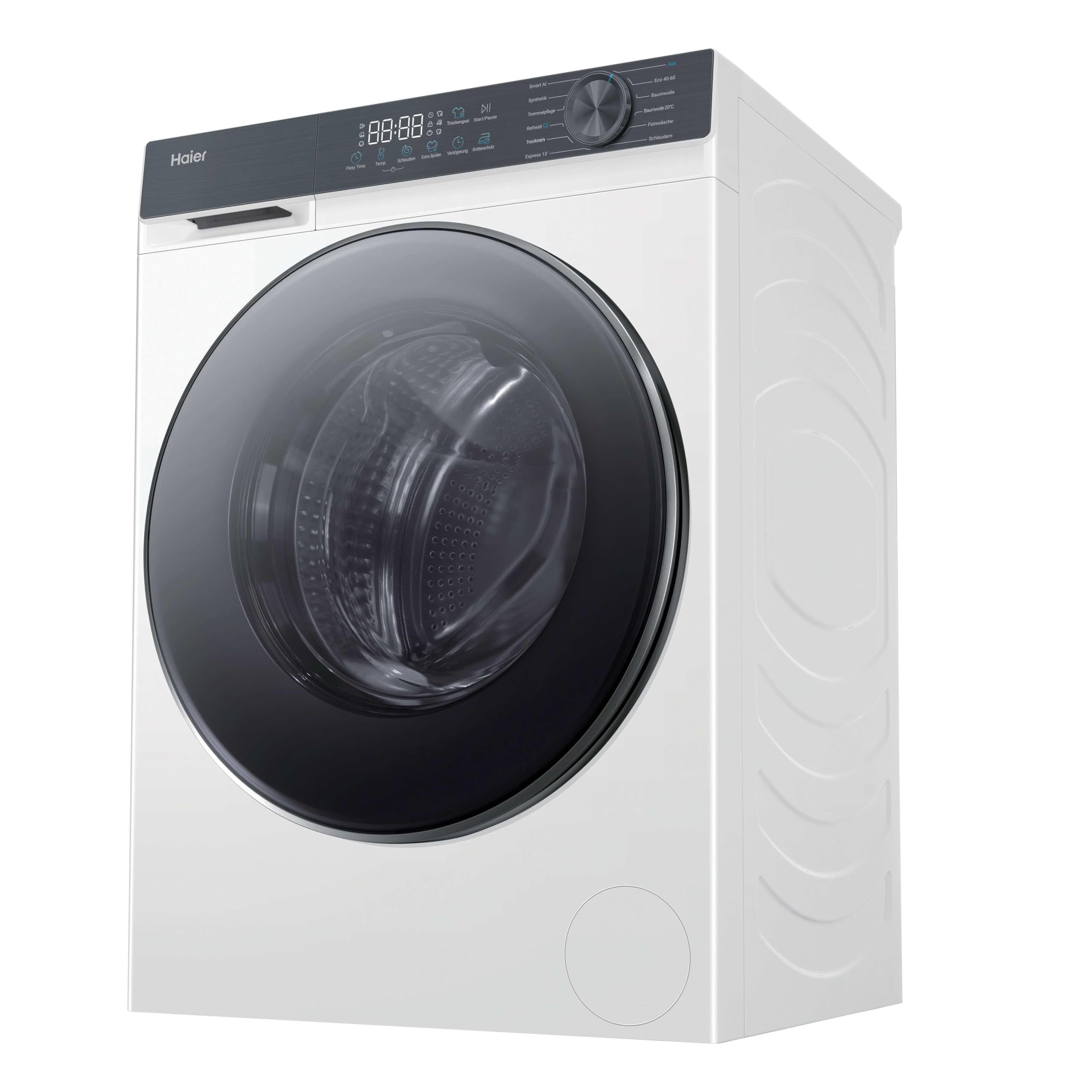 Haier Waschtrockner 8/5 kg (Waschen/Trocknen) I G3 Serie I A -20% (Waschen), 1.400 U/Min., leiser Inverter-Motor, Automatik- und Expressprogramm, Aquastop, Hygiene-Technologien I HWD80-BP1433637T | 1.400 U/Min., Leiser Inverter-Motor, Automatik- und Expre