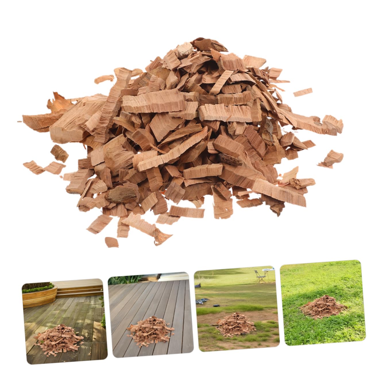 Toddmomy Holzchips Für Grillen Aromatisierte Apfelholz-räucherchips Grillholzchips Räucherstücke Für Grillgut Grillzubehör Holzstücke Für Rauchentwicklung