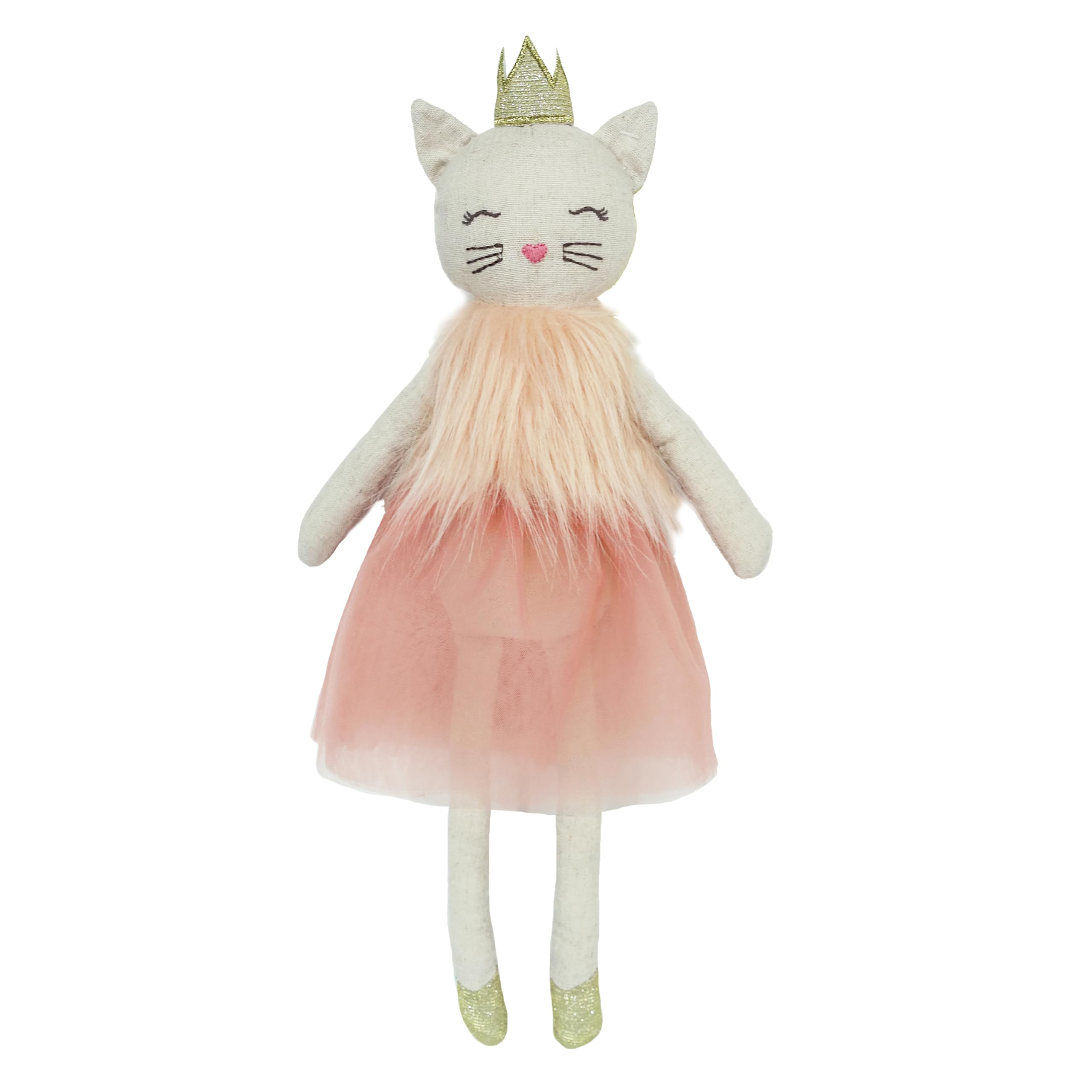 MON AMI Chloe The Kitty Princess Stuffed Doll – 15”, Cat Stuffed Toy, Soft & Cuddly, Use as Toy or Nursery Room Decor, Great Gift for Kids of All Ages