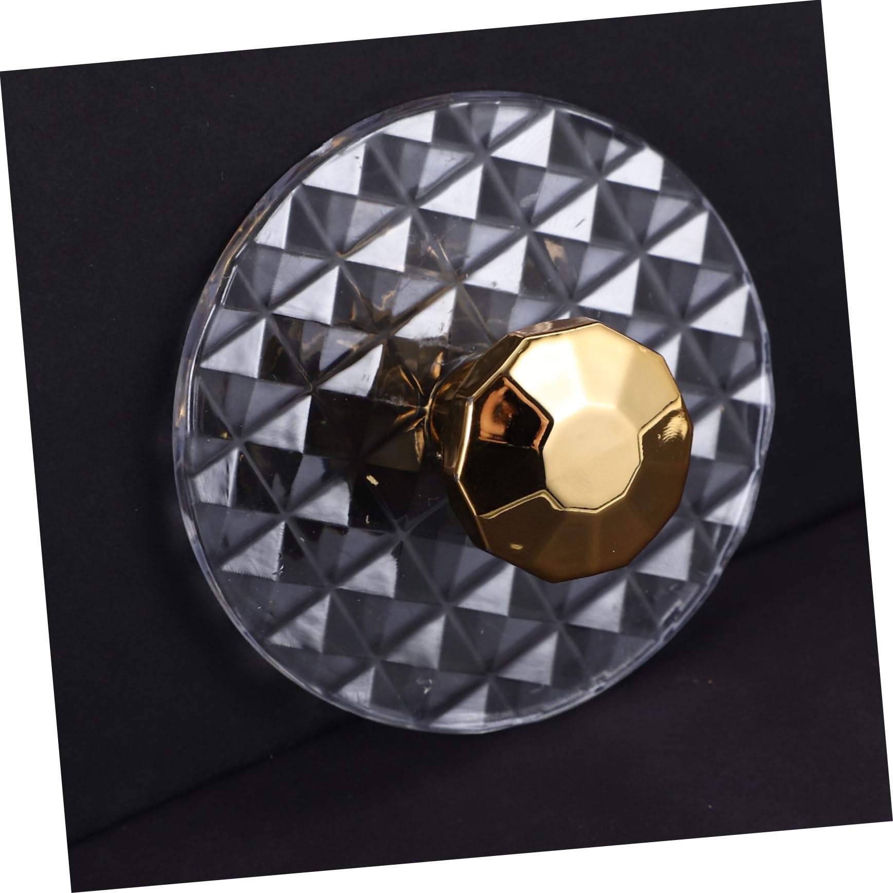 STOBAZA Ganchos Adhesivos Para Pared Con Diseño De Colgadores Transparentes Para Joyería Multiusos Para Colgar Collares Ropa Y Accesorios Paquete De Decoración 6 Piezas X 4