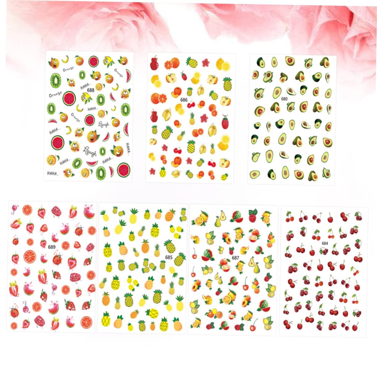 3 Set Adesivi Per Unghie Design Stickers Per Decorazioni Manicure Femminili Per Ragazze Stili multipli Facile Applicazione E Design Unico Per Occasione 12 Fogli*3