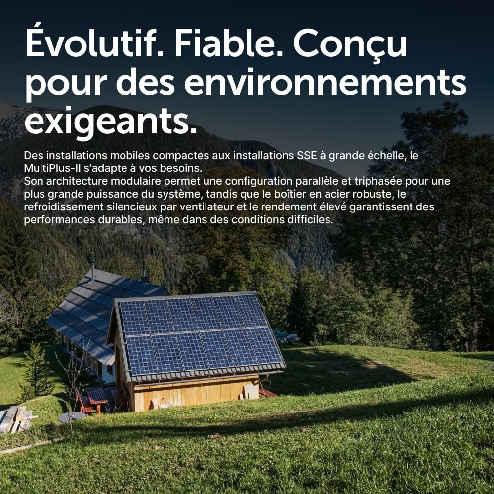 Victron Energy MultiPlus-II Chargeur de Batterie 3000 VA 48 Volt 230 V Onde sinusoïdale Pure 35 amp