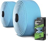 Vista 10 de ALIEN PROS Cinta para manillar de bicicleta de poliuretano (juego de 2) negro, rojo, blanco, rosa, azul, mejora el agarre de tu bicicleta con estas