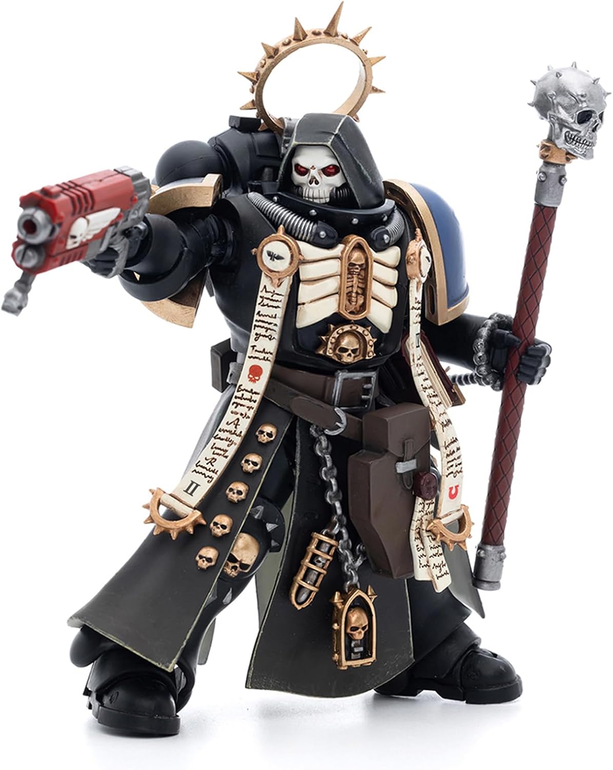 JoyToy 40K Genuine License 1:18 Action Figure, Ultramarines Primaris Chaplain Brother Varus, 4.96 inch Collectible Action Figures Sets