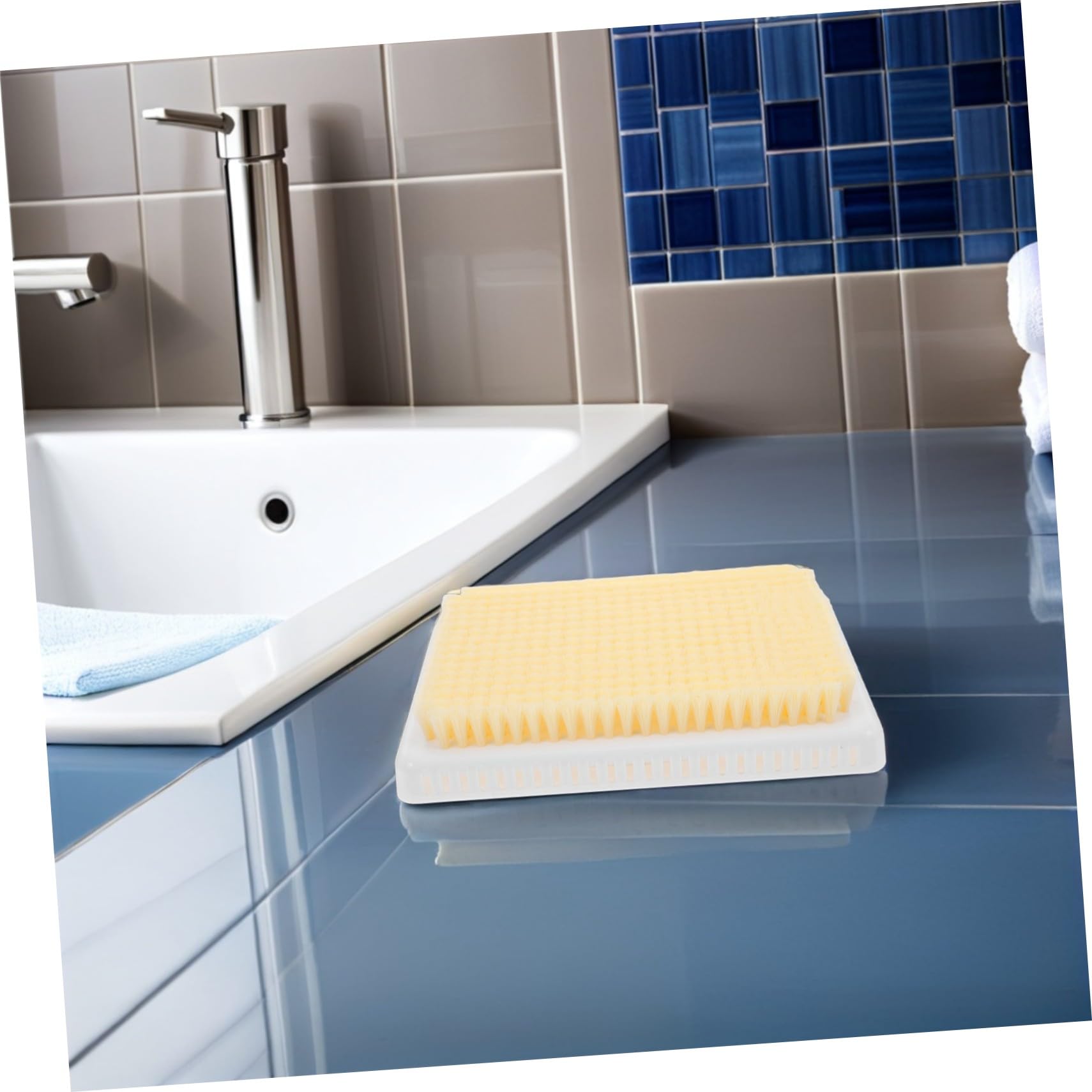 Healeved 2 Szt. Szt Montowany Ścianie Peelingujący Pad Do Pleców z Miękkim Włosiem Mocne Wsparcie Ściany bez Użycia Rąk Masażer Do Kąpieli dla Kobiet i Mężczyzn