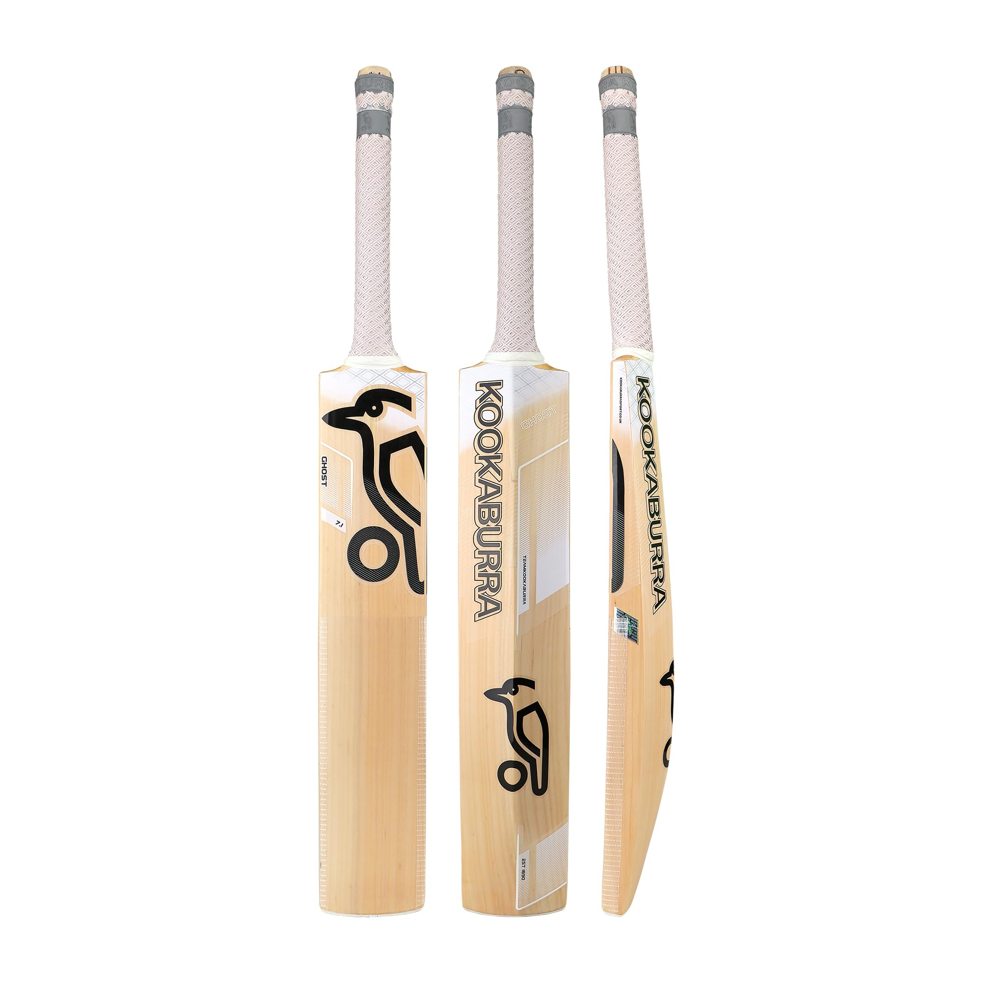 Kookaburra Ghost 7.1 Cricket Bat - Short Handle, White