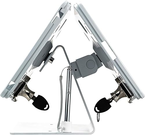 Miniatura 3 de Quiosco dual para tableta - Soporte de quiosco de doble tableta de seguridad CTA con 2 gabinetes separados para iPad 789 generación  iPad Air 3