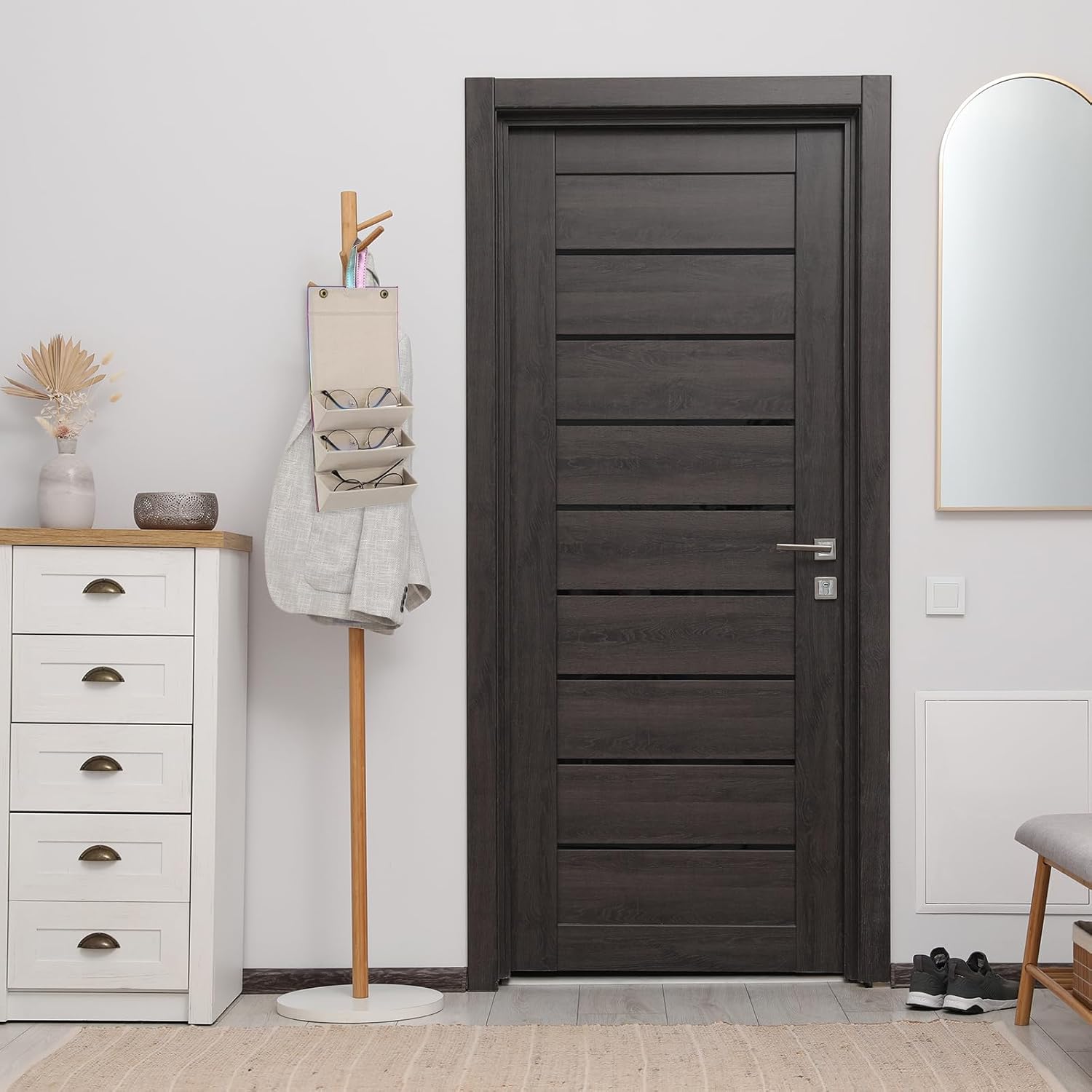 PATIKIL Travel Sunglasses Organizer, Foldable Sunglasses Holder Leather Sunglass Storage Organizer Case Portable - Image 7