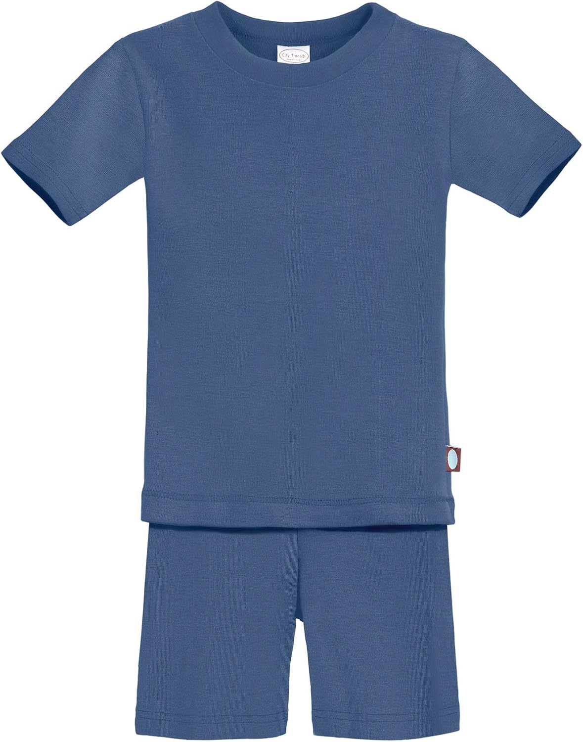 City Threads Certified Organic Thermal Short Sleeve and Short Snug Pajama Set