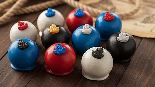 Miniatura 8 de NCS Gránulos comestibles de caramelo rojo, amarillo, azul, plateado y negro, 8 onzas, ideal para cupcakes, galletas, pasteles, pasteles, pasteles,