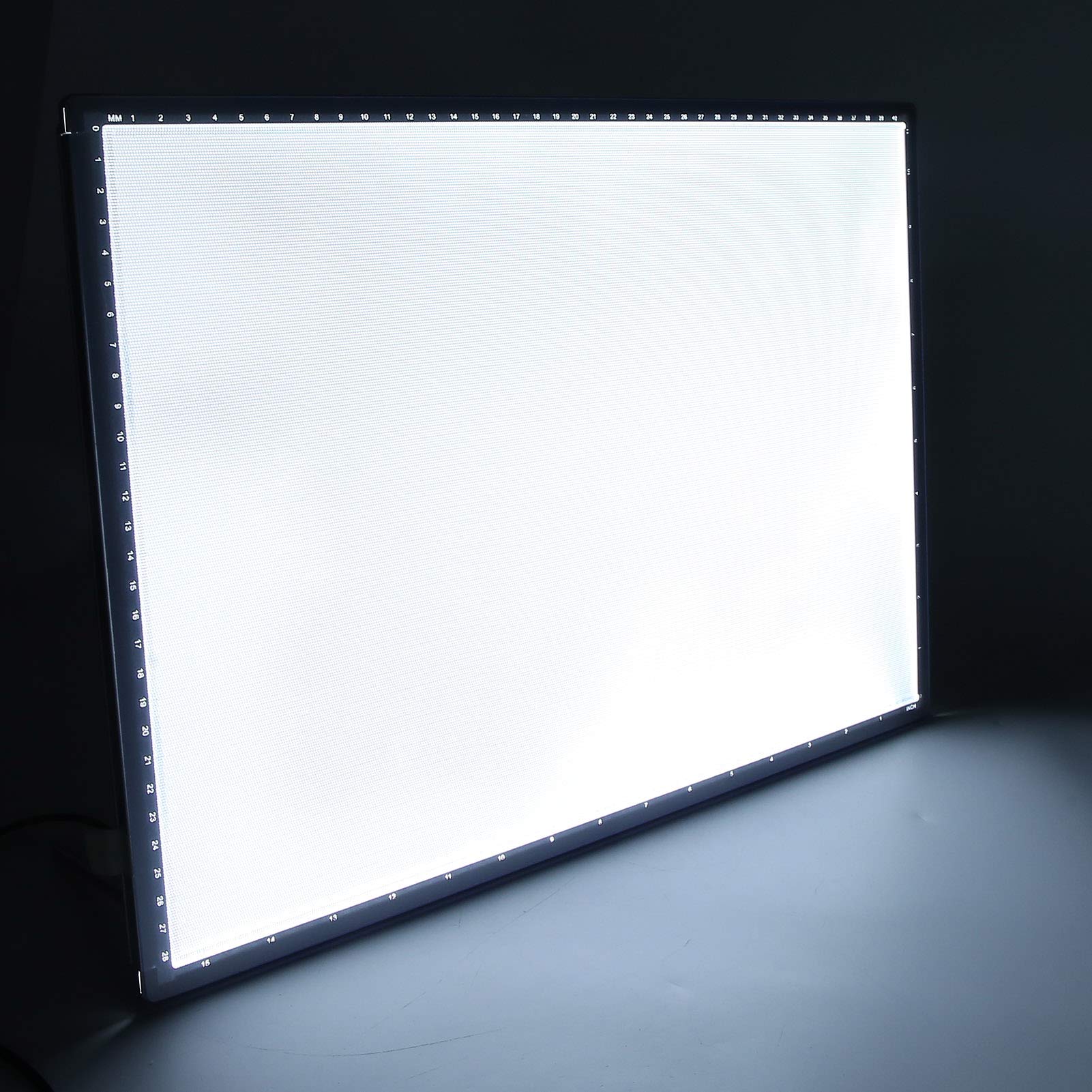 Brrnoo Caja de luz publicitaria para peluquería, Cartel publicitario con Caja de luz LED con Soporte de Metal para peluquería y decoración