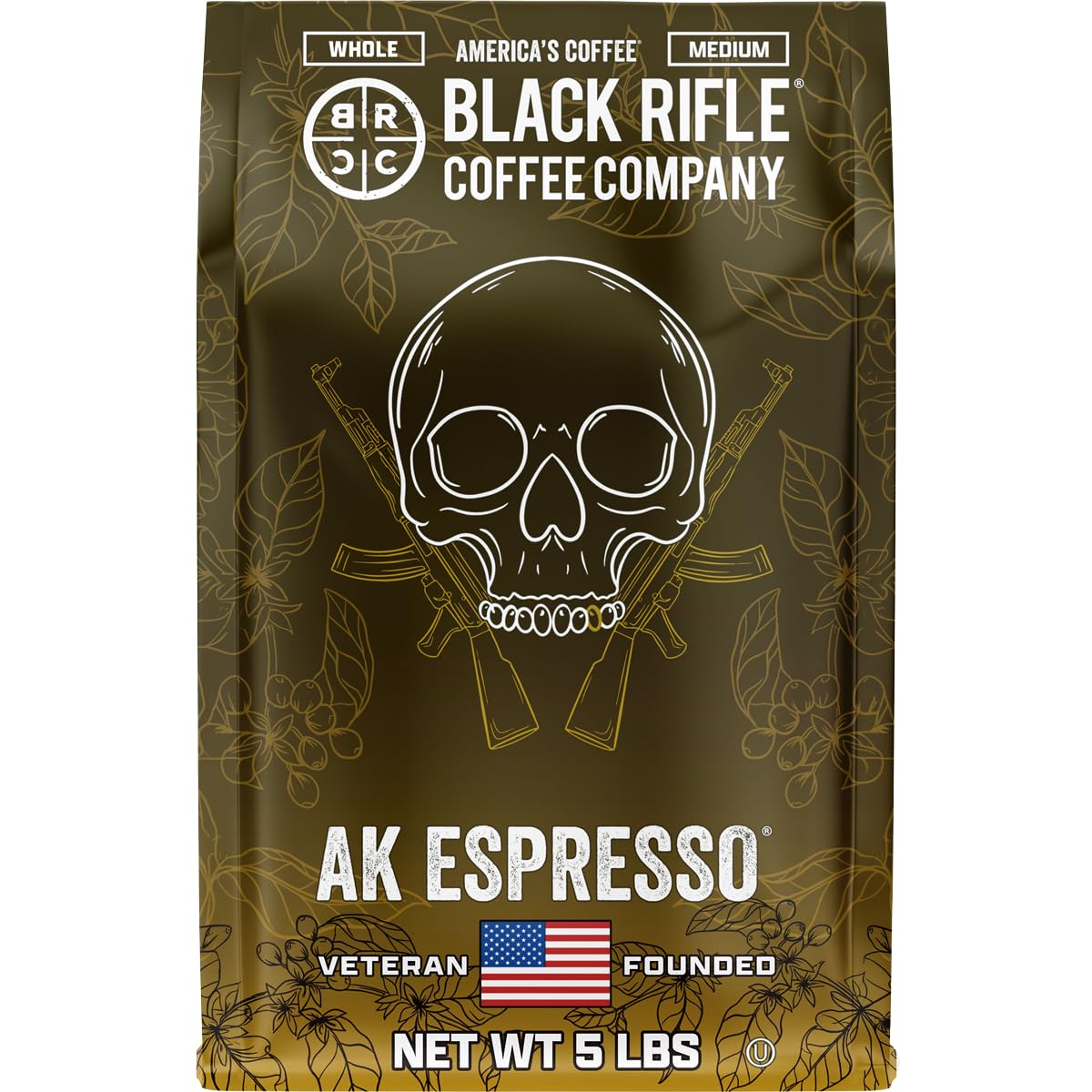 Amazon.com : Black Rifle Coffee Company AK Espresso, 5 lb Bag