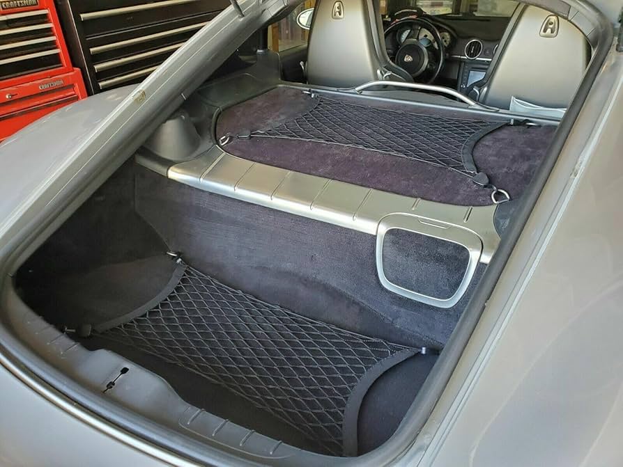 ポルシェ純正　981型ケイマン　トランクネット　トノカバーセット ポルシェ純正 981型ケイマン トランクネット トノカバーセット