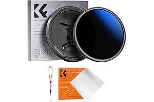 K&F Variable ND 2-400 Neutral Density Adjustable Camera Lens Filter (1-9 Stops) 52mm