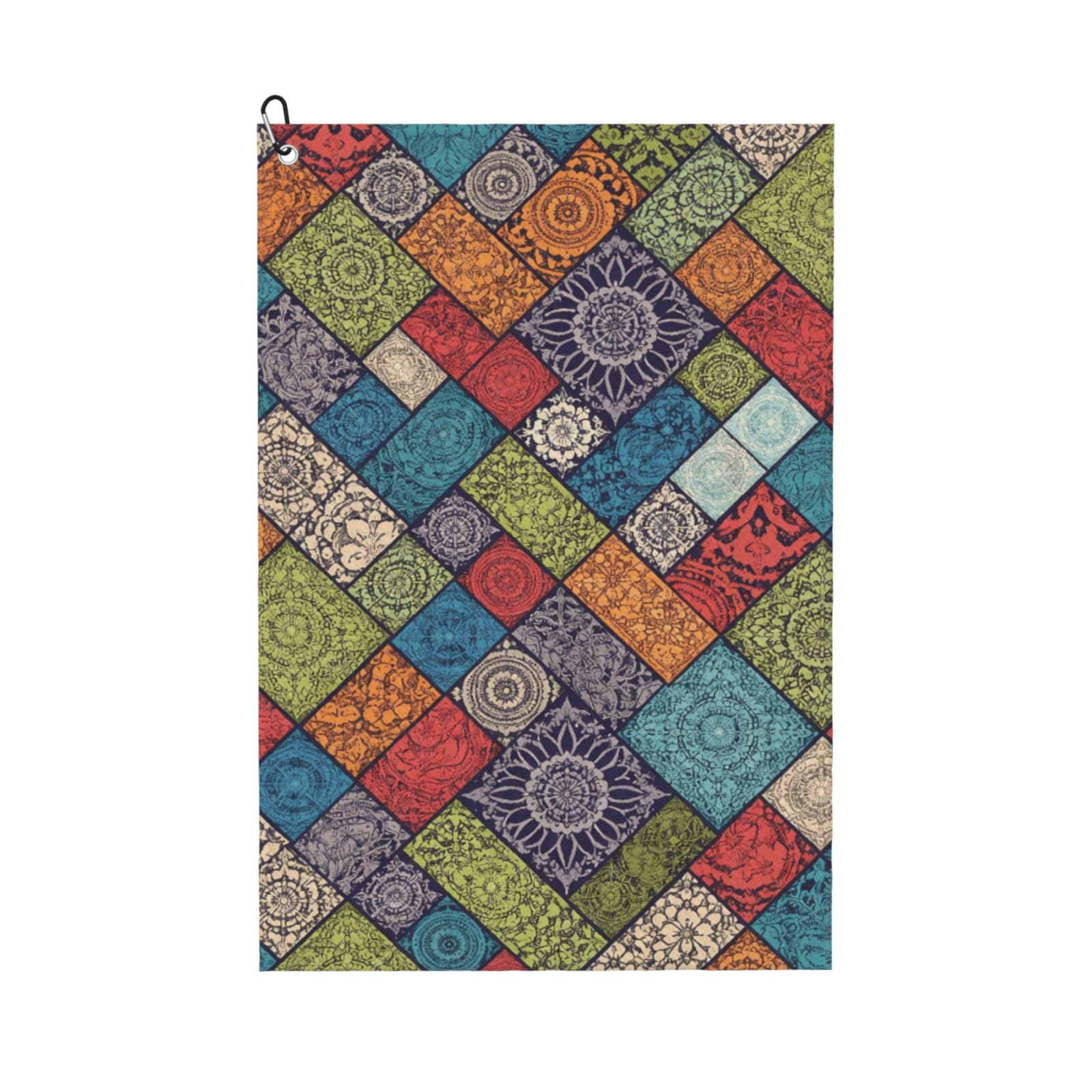 BSDFGSDD Background Geometric Golf Towel 24 x 16 inches