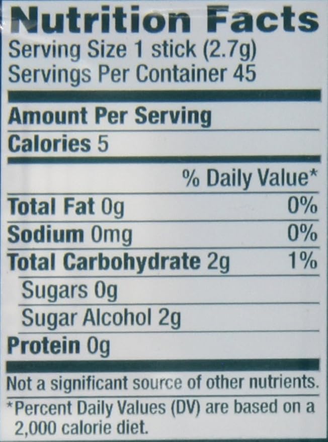 Chicle EXTRA Polar Ice Sin Azúcar, 45 Unidades miniatura 2