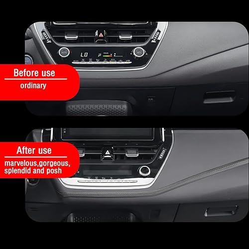 Miniatura 3 de jeseny Paquete de 1 tira de moldura interior de automóvil 66ft66 pies línea de moldura de cuero para automóvil tiras de costura de tablero de puerta