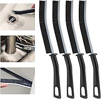 Vista 1 de Cepillo de limpieza de huecos, cepillo de limpieza de huecos de baño, 4 cepillos de limpieza de hendiduras, cepillo de cerdas duras para limpieza