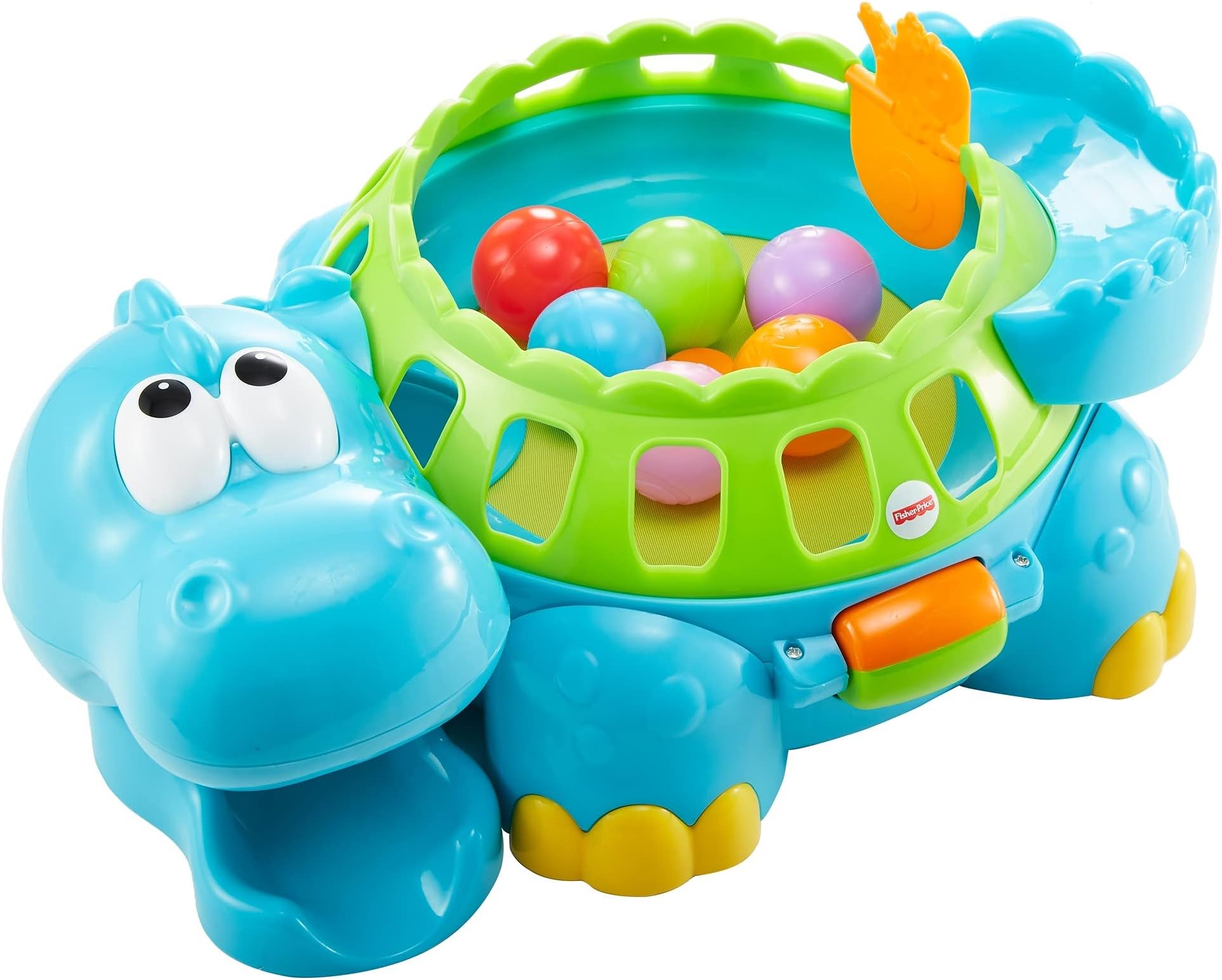 Fisher-Price Baby Crawling Toy, Poppity Pop Musical Dino, Ball Popper Dinosaur with Music & Sounds for Infants Ages 6+ Months