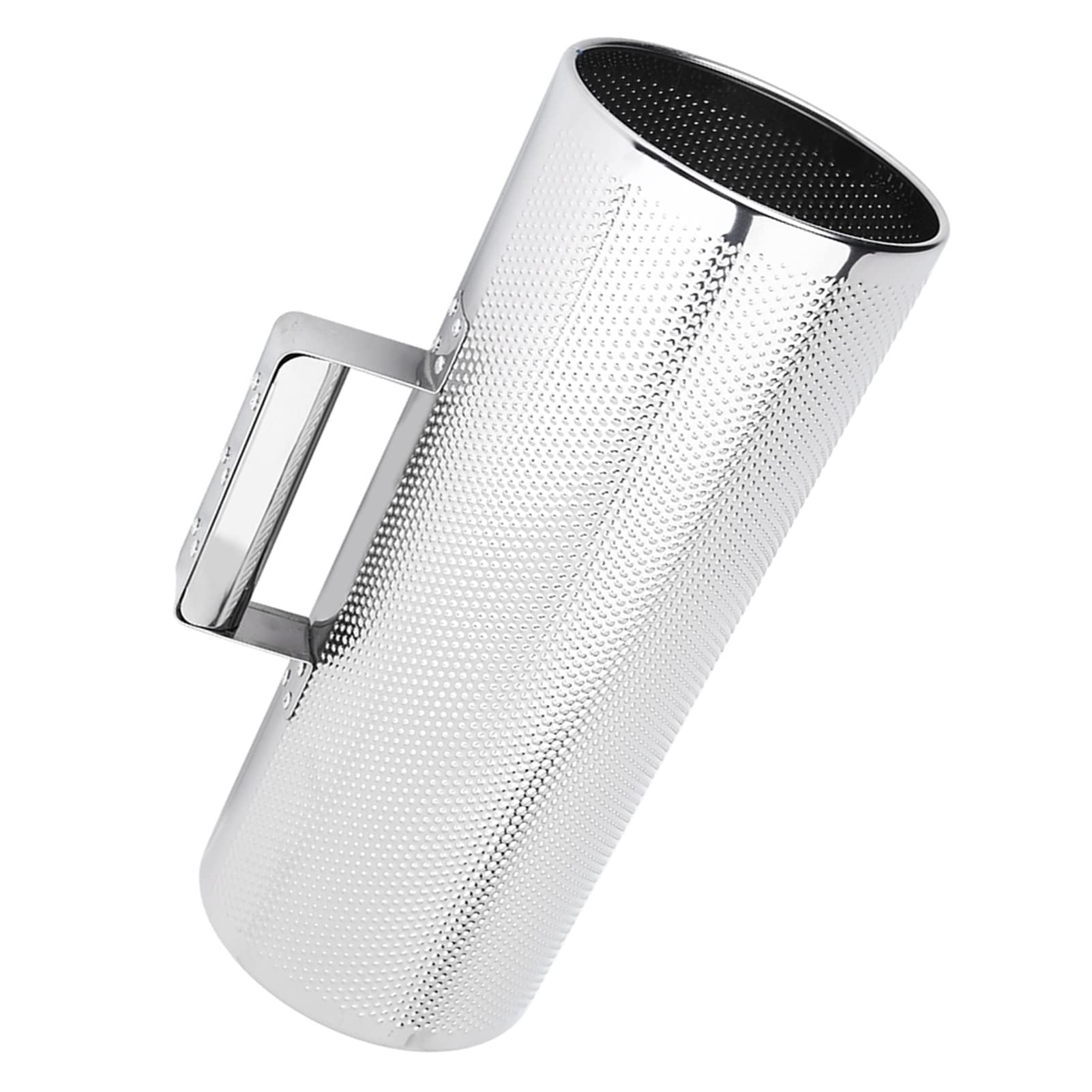 Oumefar Strumento a Percussione Professionale in Acciaio Inossidabile Guiro in Metallo con Raschietto Toni Luminosi Facile da Trasportare