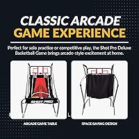 Vista 3 de Hathaway Shot Pro Deluxe - Juego de baloncesto electrónico, color negro