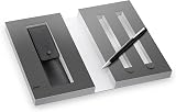 LAMY Juego de 2000 plumas estilográficas en color negro mate, estuche de piel en color negro, para un dispositivo de escritura, incluye paquete de regalo - 1