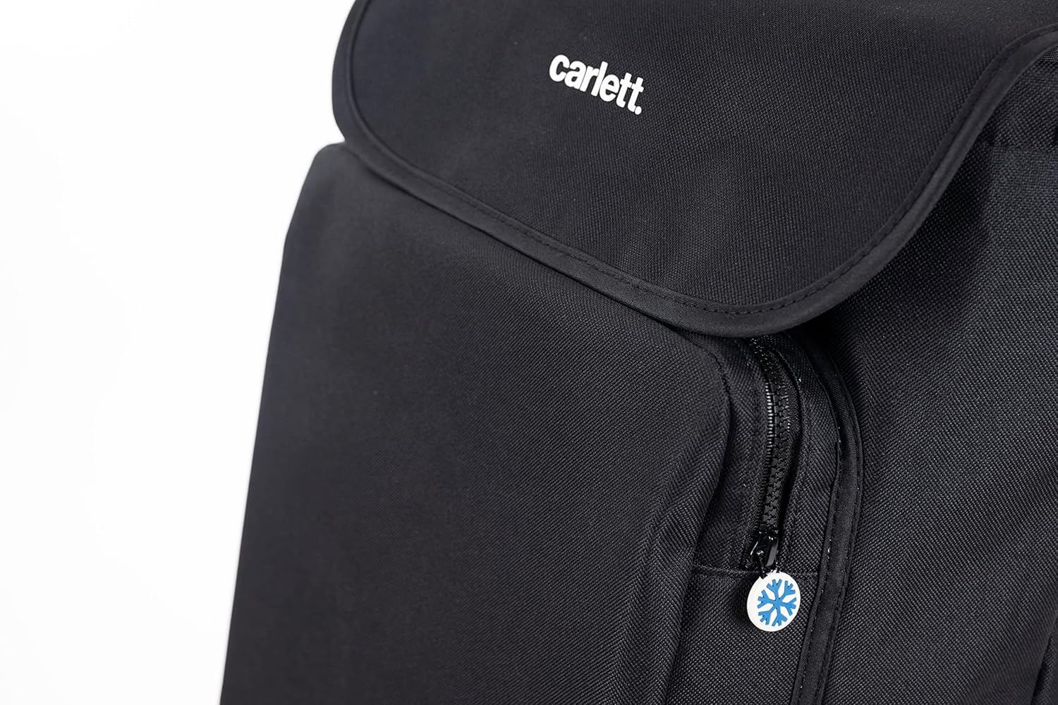 Carlett Carro de Compra 4 Ruedas Plegable, Bolsa Extraíble de Gran Capacidad 58L/32Kg y Bolsa Isotérmica 12L, Manillar Regulable, Freno de Seguridad, Convertible a 2 Ruedas, Lite Family, Color Negro