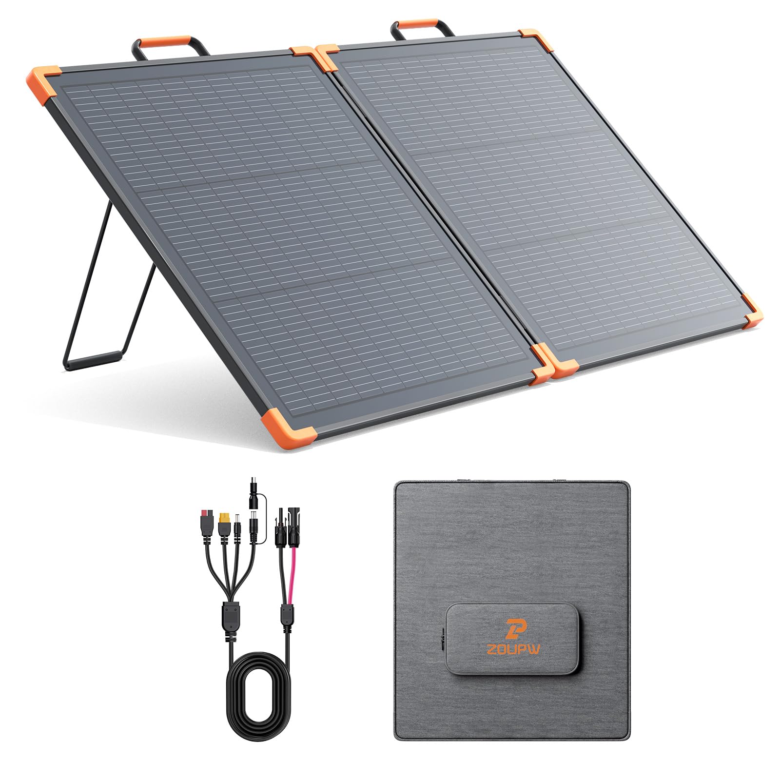Amazon | ZOUPW 110W 両面発電ソーラーパネル N型16BBセル 25%高効率