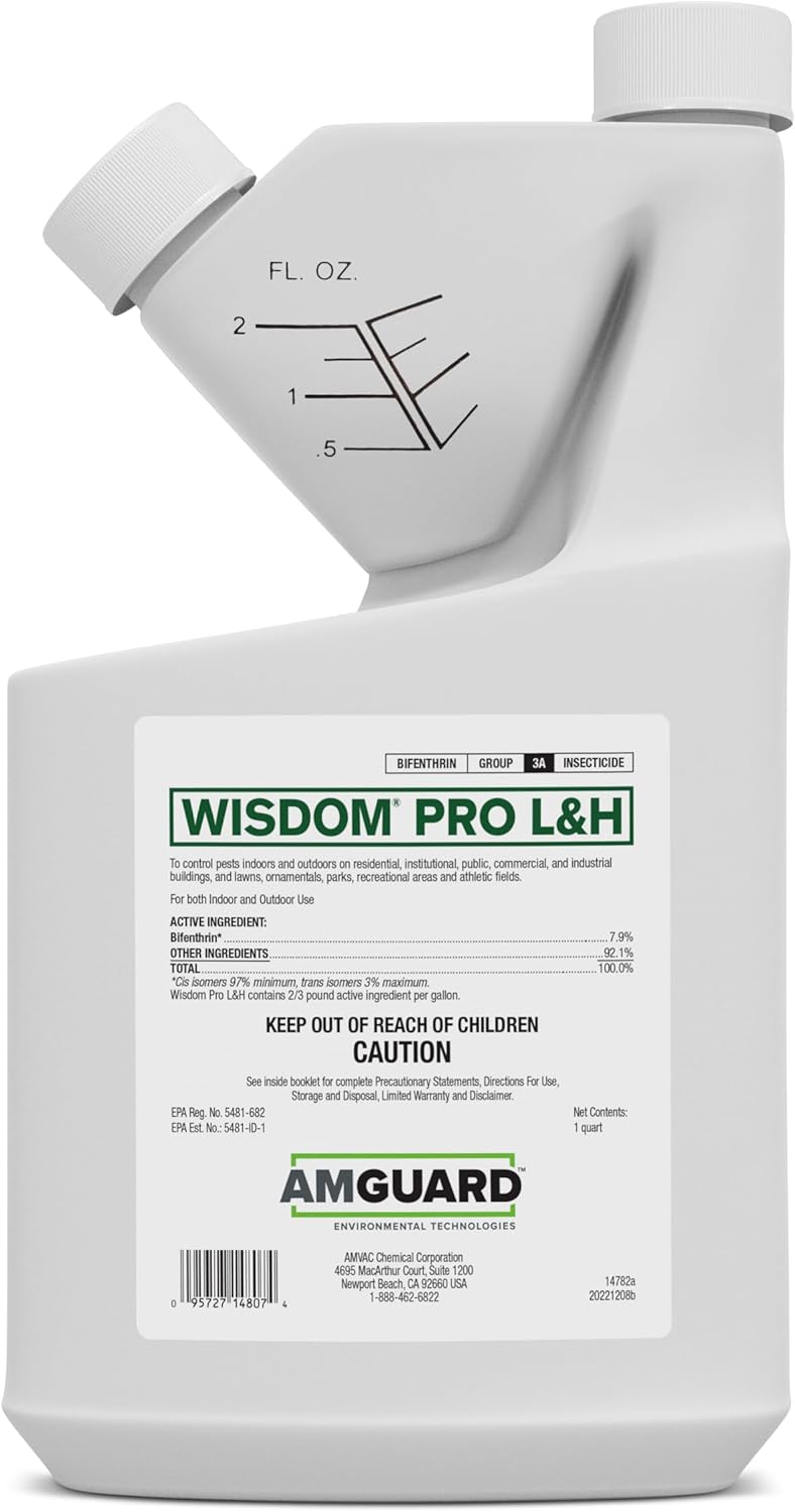 Wisdom Pro L&H 7.9% Bifenthrin Insecticide Concentrate (Quart)