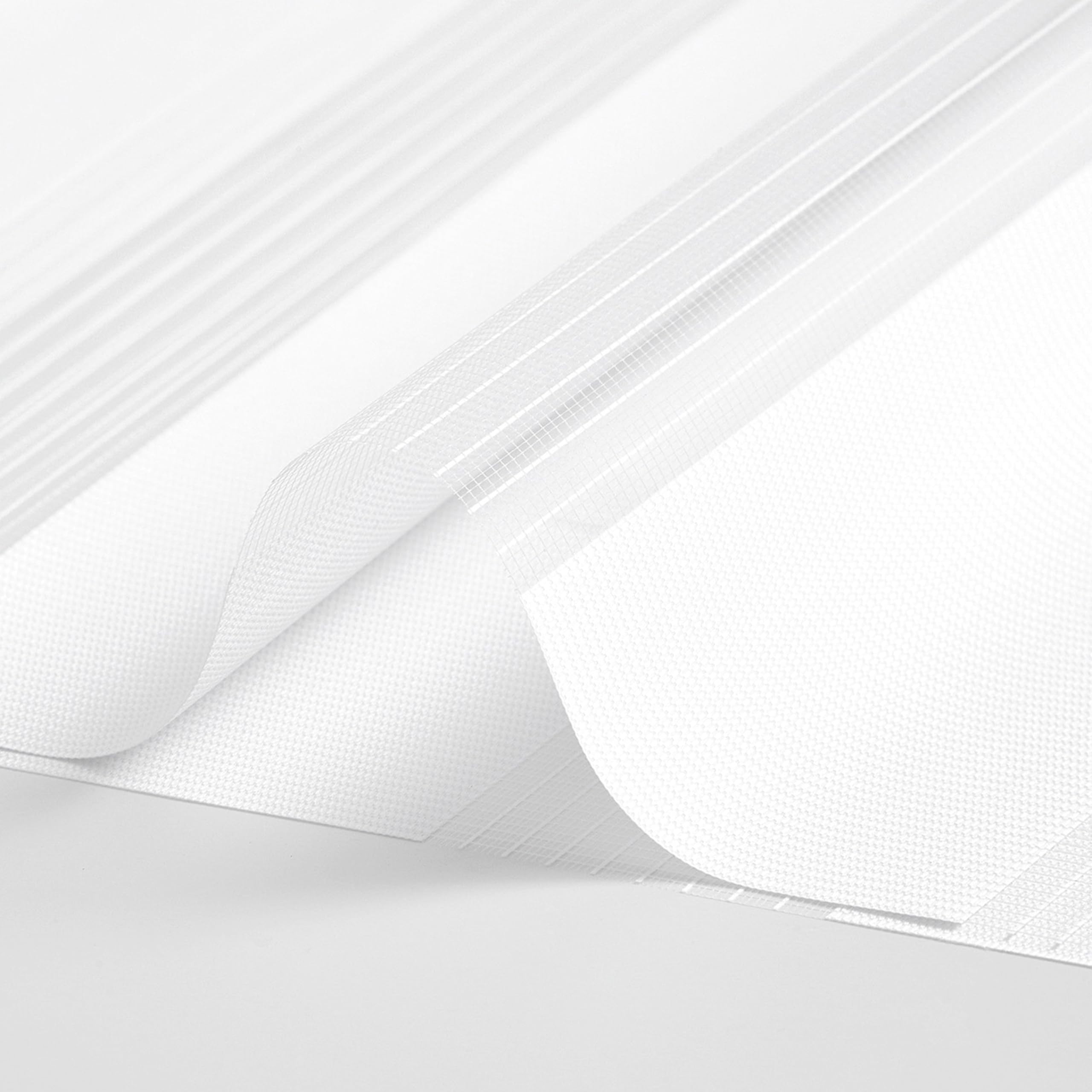 Blindecor Lira Store enrouleur nuit et jour - Blanc - 160 x 180 cm (l x h) - Dimensions du tissu 157 x 175 cm - Stores nuit et jour élégants
