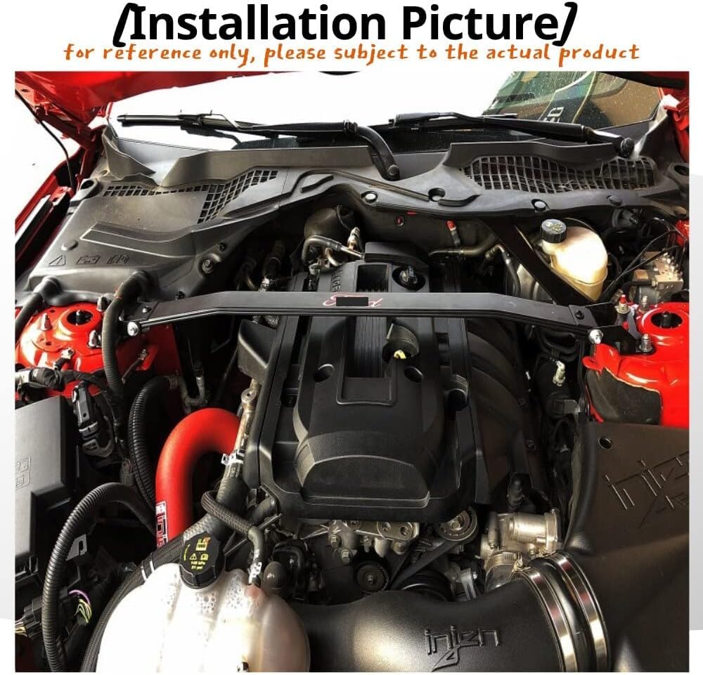 JINGLING per Mustang MK6 2.3L I4 5.0L V8 Barra puntone anteriore superiore Barra puntone anteriore verso l'alto Barra puntone puntone Torre STB Barra antirollio Barra stabilizzatrice 1 PC