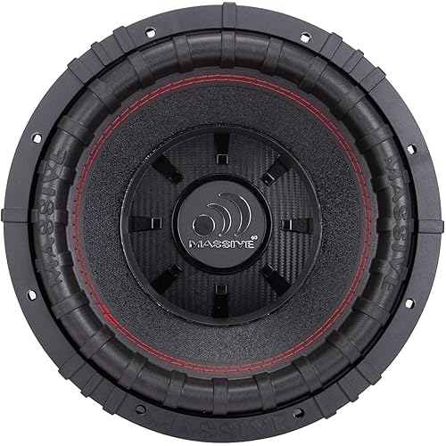 Massive Audio GTR122 | 12" 1000 Watts RMS / 1500w MAX Dual 2 Ohm Subwoofer with Grill