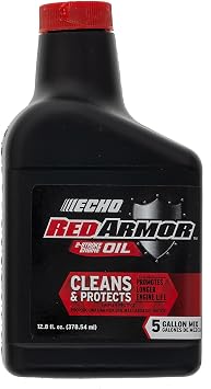 Echo 6550005 Red Armor 2 Cycle Oil 5 Gallon Mix 501 12.8