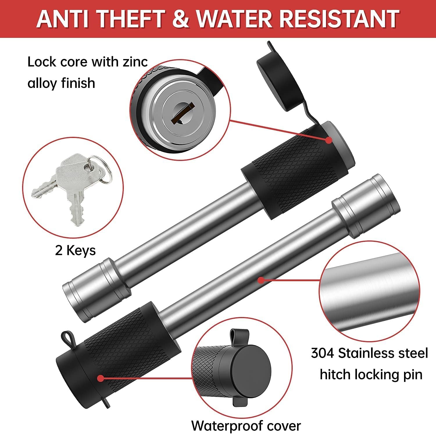 Exсluѕіvе Dіѕсоunt 🔥 IFOKA Adjustable Trailer Hitch Ball Mount, 6 Inch Drop Hitch, Fit 2 Inch Receiver, 12,500 LBS GTW with Forged Aluminum Shank, 2 Inch & 2-5/16 Inch Dual Balls with Double Hitch Locks and Pins Exсluѕіvе Sресіаl IFOKA Adjustable Trailer Hitch Ball Mount, 6 Inch Drop Hitch, Fit 2 Inch Receiver, 12,500 LBS GTW with Forged Aluminum Shank, 2 Inch & 2-5/16 Inch Dual Balls with Double Hitch Locks and Pins