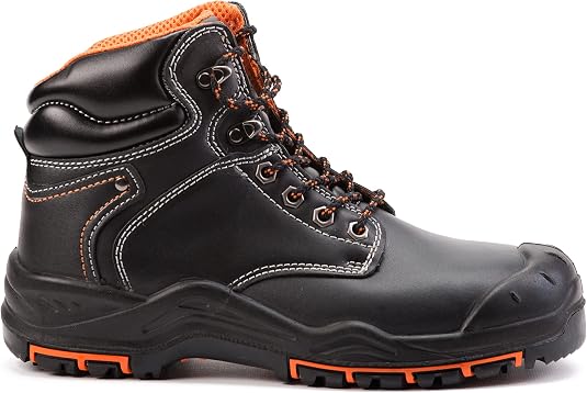 Botas de Seguridad de Cuero para Hombres Puntera de Acero S3 SRC Calzado de  Trabajo al Tobillo de Cuero 9972 : Amazon.es: Zapatos y complementos