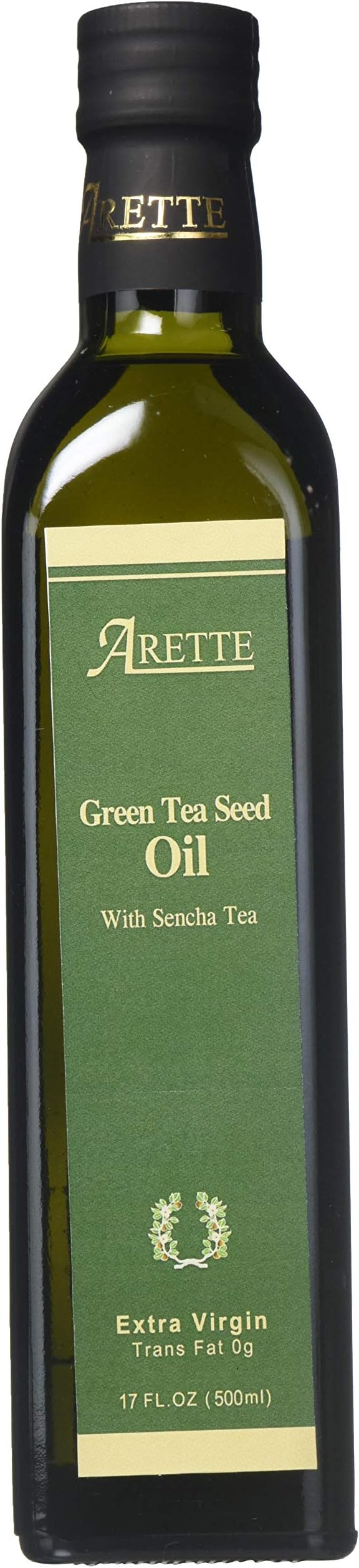 Arette Green Tea Seed Oil with Steamed Green Tea-500ml bottle