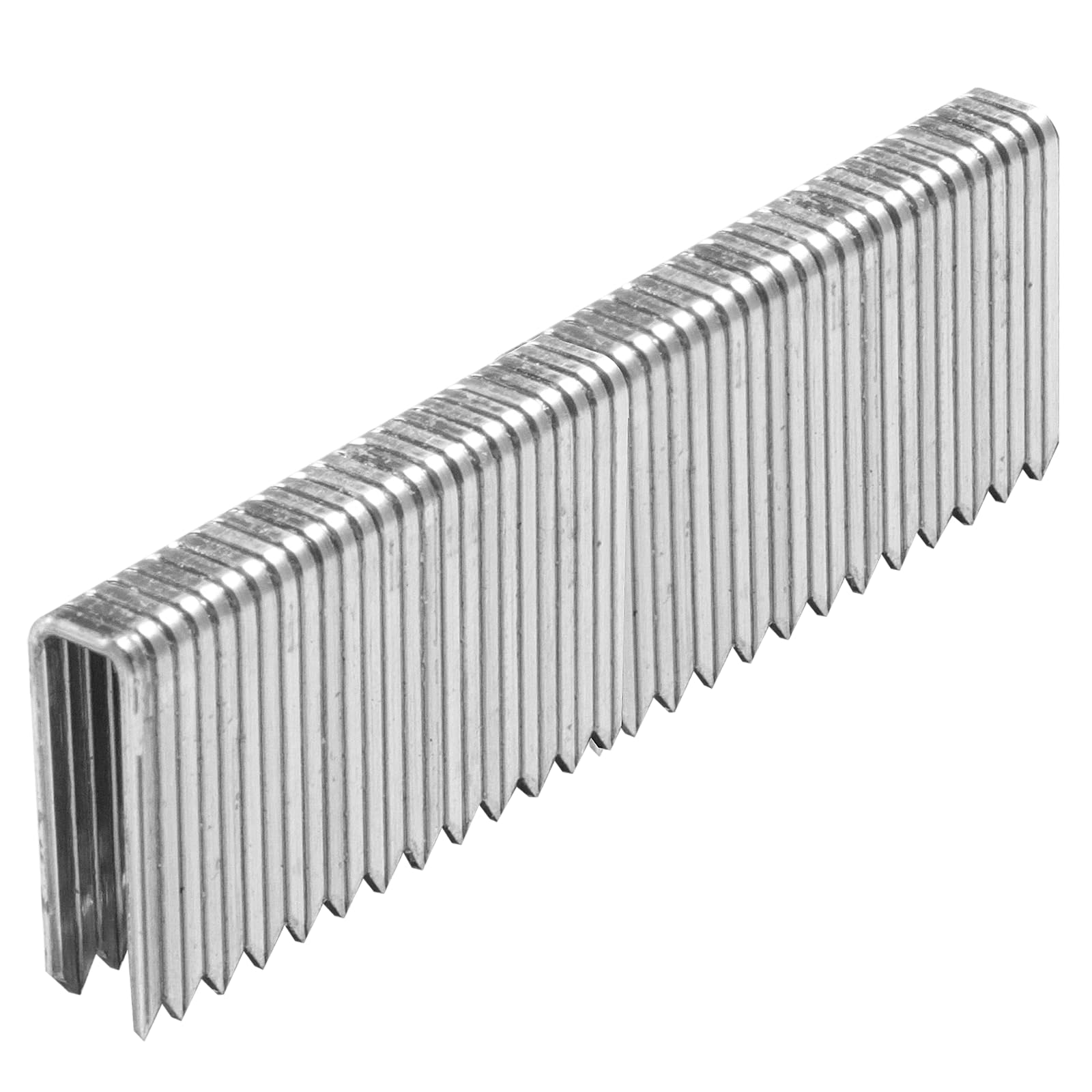 SITLDY 1000-Count 1-1/4 Inch Length, 18 Gauge 1/4 Inch Narrow Crown Staples, Heavy Duty Beveled Chiseled Pointed Galvanized Staples, for Pneumatic,