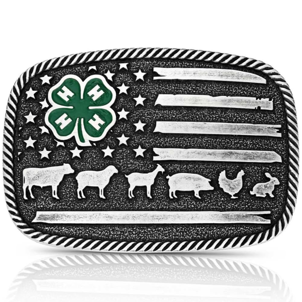 Montana Silversmiths Flag Series Attitude Western Belt Buckle