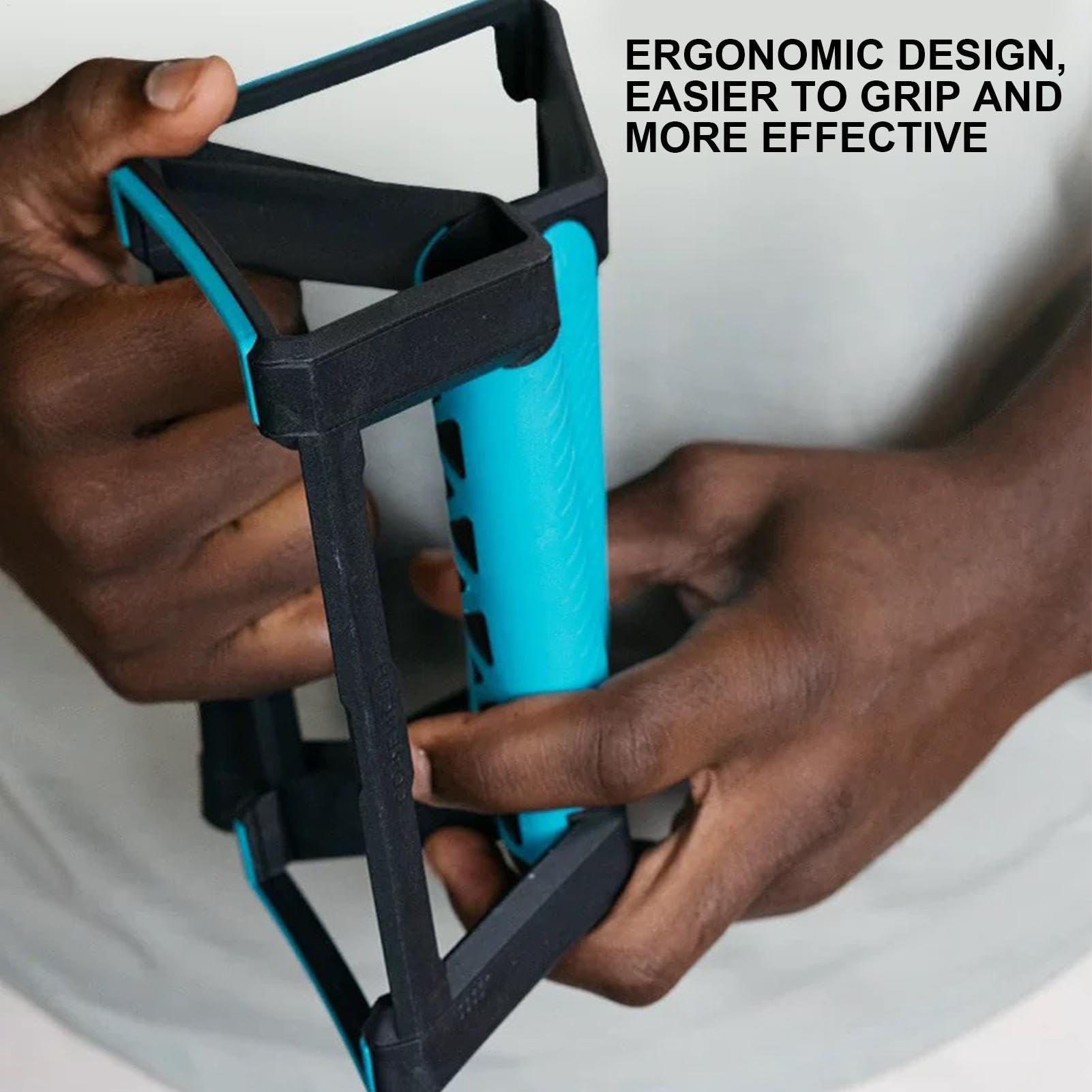 Maniglie per esercizi per braccia pushup, 19 x 11 x 7 cm, supporti antiscivolo per allenamento della, attrezzatura ergonomica per il fitness, strumento per la costruzione muscolare, ideale per