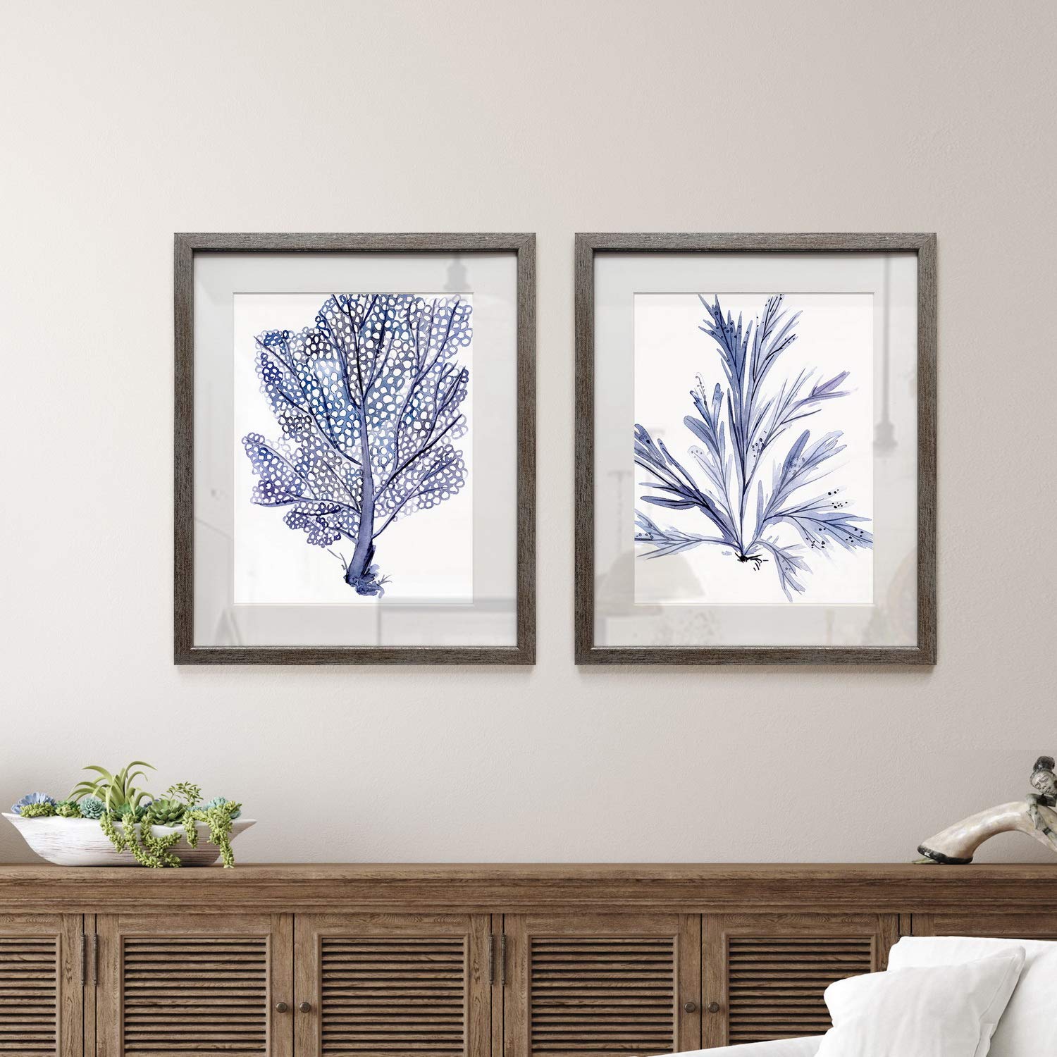 Amazon.co.jp: Renditions Gallery Aquatic Plants II フレーム入り