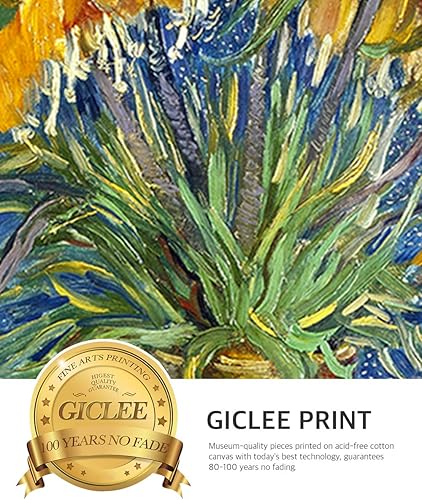 Vista 457 de DECORARTS - Almond Blossom Tree - Vincent Van Gogh Art Reproduction. Giclee Canvas Prints Wall Art for Home Decor 30x24