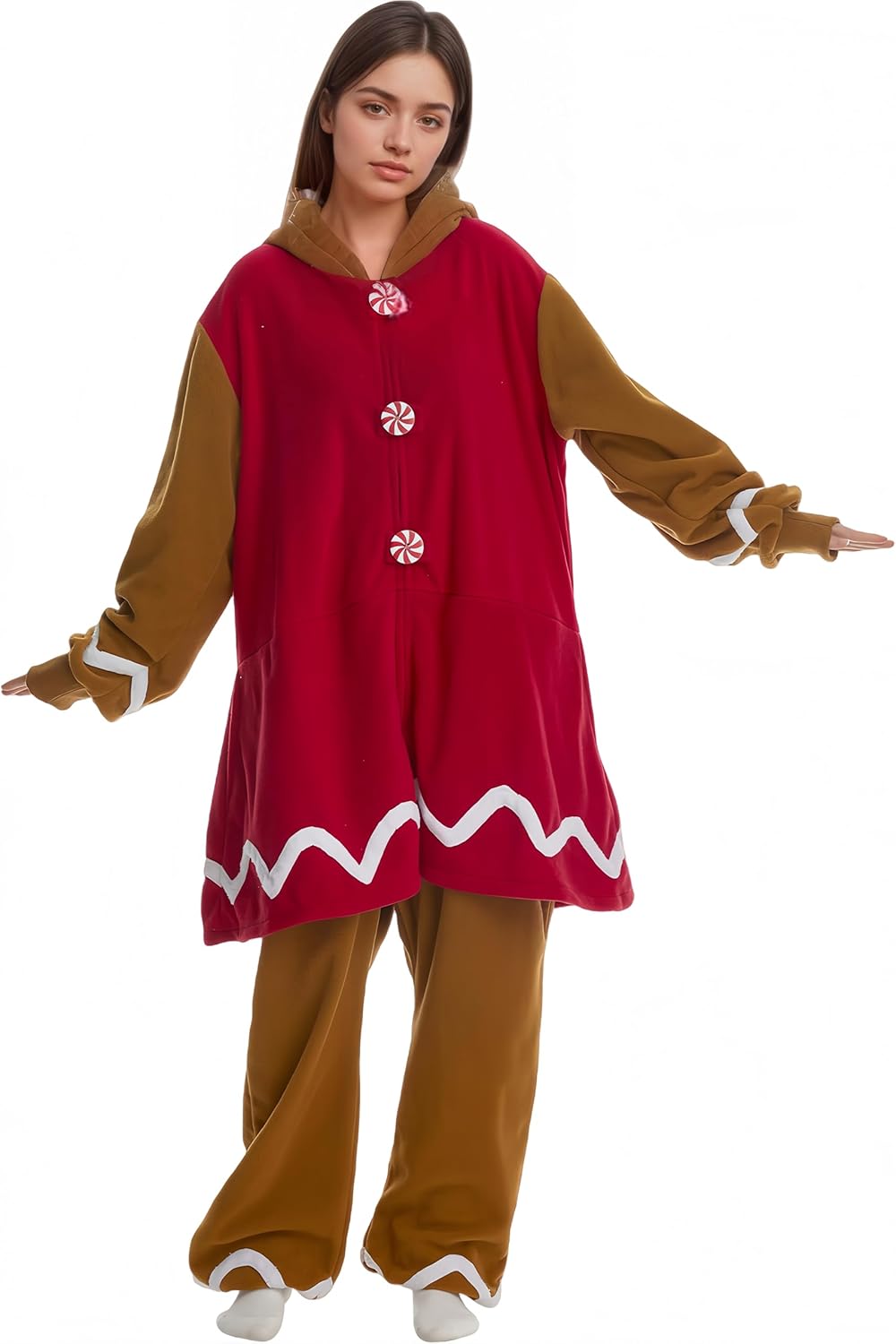 Adult Onesie Pajamas Costume Halloween Christmas Cosplay Unisex Party Costume - Image 4
