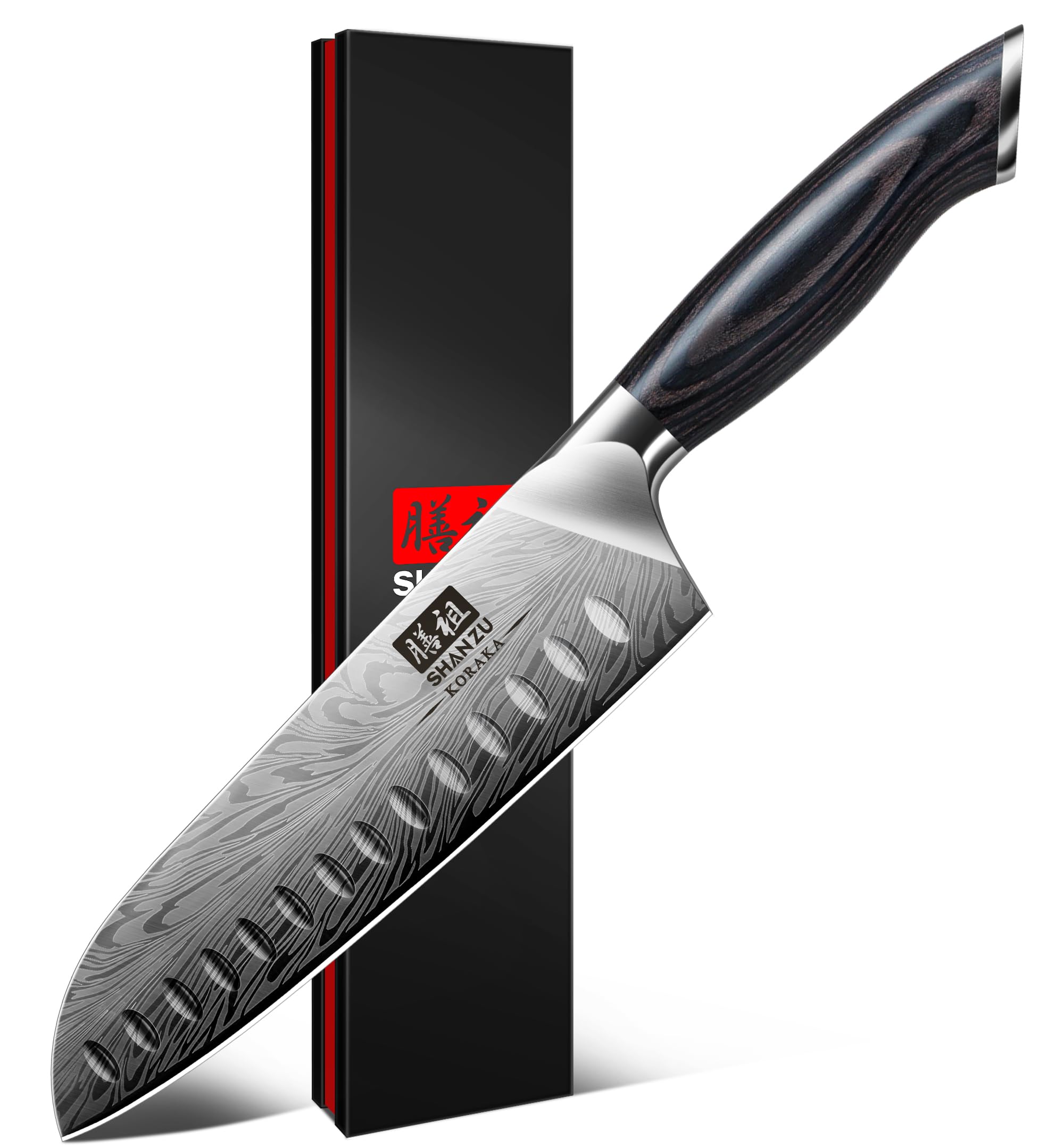SHAN ZU Japanese Chef Knife Set 5 PCS, High Carbon Stainless Steel — Amazon image 8