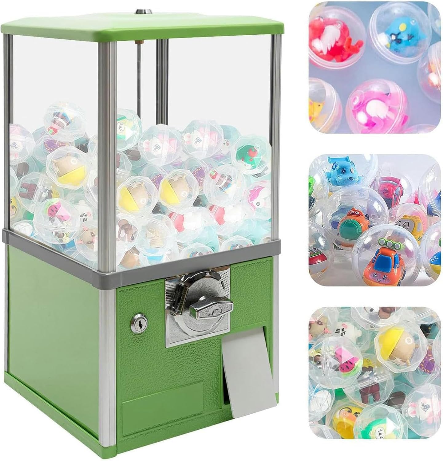 Vending Machine 21 Inch Commercial Gumball Machine, Freestanding Candy Vending Machine Dispenser~/ image 2